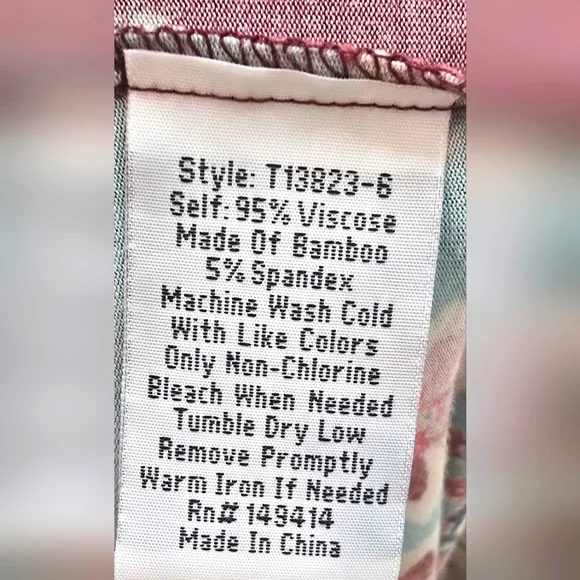 Johnny Was Thena Box Pleat Short Sleeve Swing Tee Size M - Picture 6 of 6